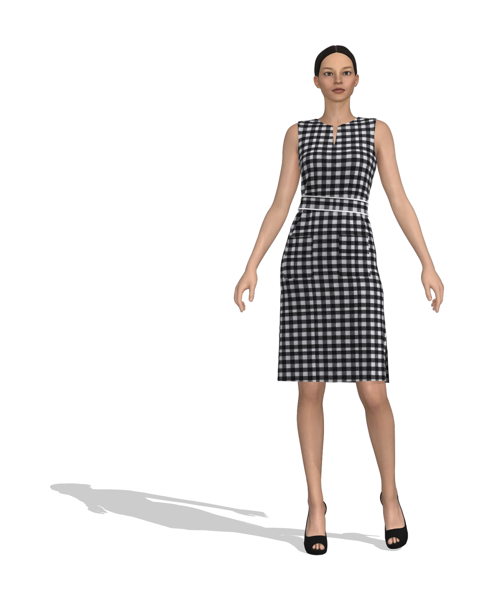 KDscion p88 sleeveless a-line dress